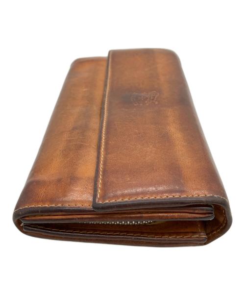 IL BISONTE（イル ビゾンテ）IL BISONTE (イル ビゾンテ) 長財布 キャメルの古着・服飾アイテム