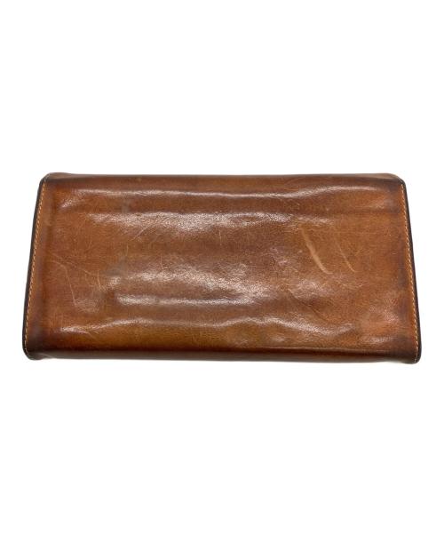 IL BISONTE（イル ビゾンテ）IL BISONTE (イル ビゾンテ) 長財布 キャメルの古着・服飾アイテム