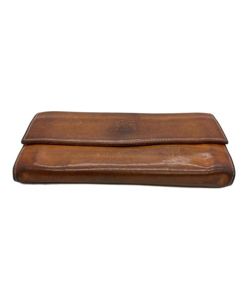 IL BISONTE（イル ビゾンテ）IL BISONTE (イル ビゾンテ) 長財布 キャメルの古着・服飾アイテム