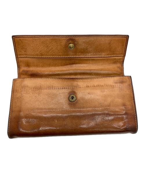IL BISONTE（イル ビゾンテ）IL BISONTE (イル ビゾンテ) 長財布 キャメルの古着・服飾アイテム