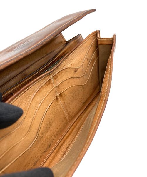 IL BISONTE（イル ビゾンテ）IL BISONTE (イル ビゾンテ) 長財布 キャメルの古着・服飾アイテム