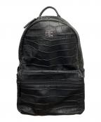 MCMエムシーエム）の古着「リュック　クロコ型」｜ブラック