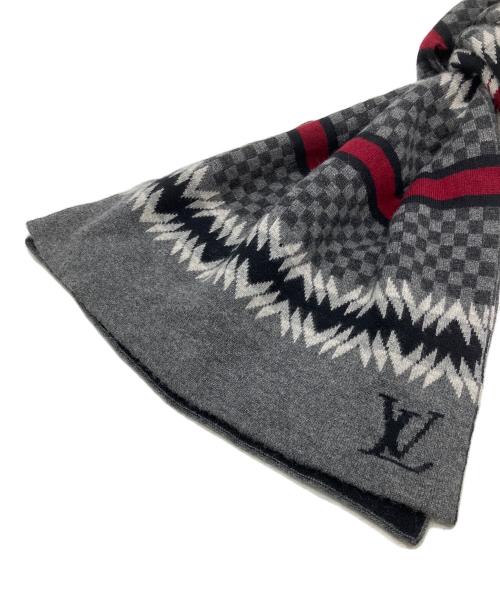 LOUIS VUITTON（ルイ ヴィトン）LOUIS VUITTON (ルイ ヴィトン) マフラー グレーの古着・服飾アイテム
