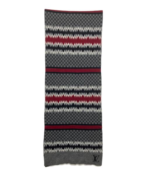LOUIS VUITTON（ルイ ヴィトン）LOUIS VUITTON (ルイ ヴィトン) マフラー グレーの古着・服飾アイテム