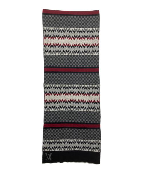 LOUIS VUITTON（ルイ ヴィトン）LOUIS VUITTON (ルイ ヴィトン) マフラー グレーの古着・服飾アイテム