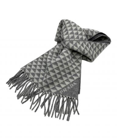 中古・古着通販】PRADA (プラダ) マフラー グレー｜ブランド・古着通販