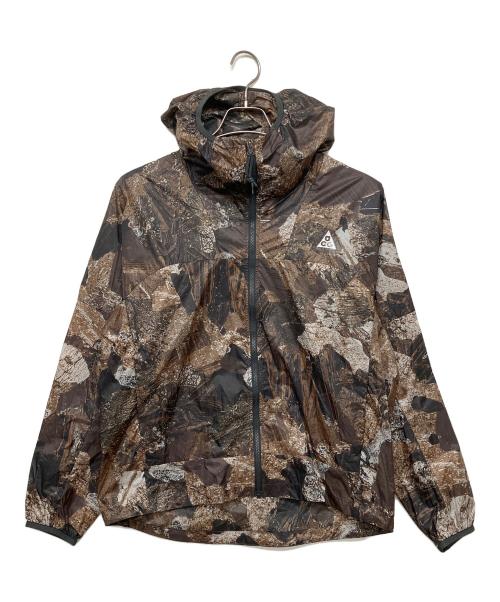 NIKE ACG（ナイキエーシージー）NIKE ACG (ナイキエーシージー) NRG WNDPRF CNDR CN AO HOODIE ブラウン サイズ:Mの古着・服飾アイテム