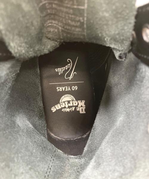 Dr.Martens（ドクターマーチン）Dr.Martens (ドクターマーチン) Needles (ニードルズ) 8ホールブーツ ブラック×パープル サイズ:UK8の古着・服飾アイテム