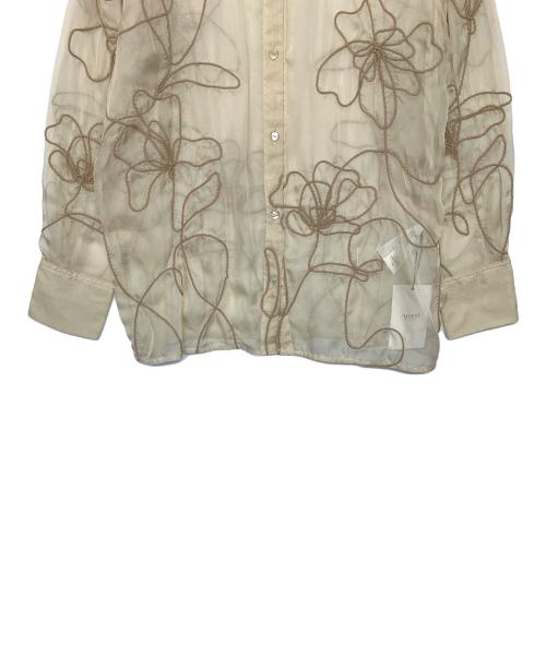 Ameri（アメリ）Ameri (アメリ) MEDI DAY DREAM SHEER SHIRT　ブラウス ベージュ サイズ:XL 未使用品の古着・服飾アイテム