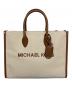 MICHAEL KORS（マイケル・コース）の古着「MIRELLA　トートバッグ」｜アイボリー×ブラウン