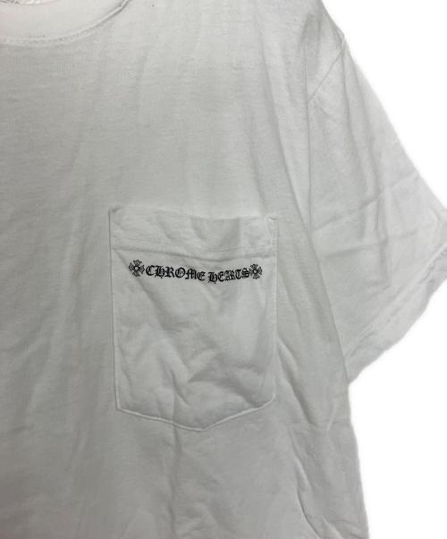 CHROME HEARTS（クロムハーツ）CHROME HEARTS (クロムハーツ) ポケットTシャツ ホワイト サイズ:Mの古着・服飾アイテム