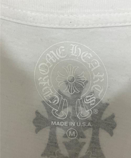 CHROME HEARTS（クロムハーツ）CHROME HEARTS (クロムハーツ) ポケットTシャツ ホワイト サイズ:Mの古着・服飾アイテム