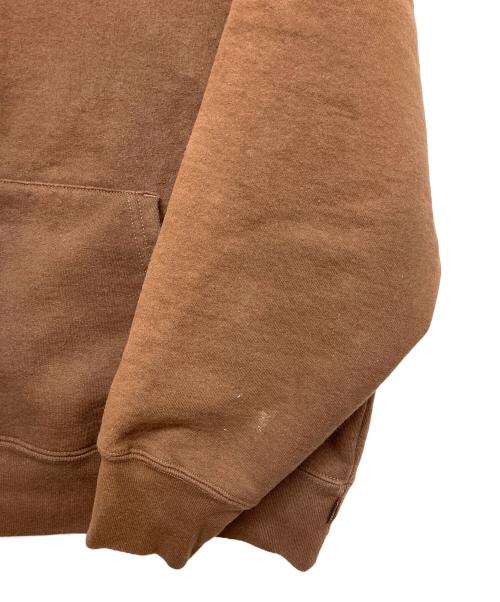 SUPREME（シュプリーム）Supreme (シュプリーム) S logo　プルオーバーパーカー ブラウン サイズ:Sの古着・服飾アイテム