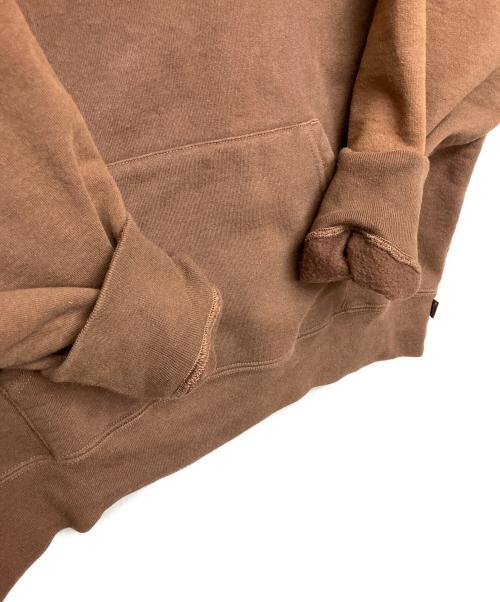 SUPREME（シュプリーム）Supreme (シュプリーム) S logo　プルオーバーパーカー ブラウン サイズ:Sの古着・服飾アイテム