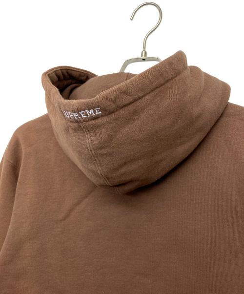 SUPREME（シュプリーム）Supreme (シュプリーム) S logo　プルオーバーパーカー ブラウン サイズ:Sの古着・服飾アイテム