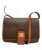 CELINEセリーヌ）の古着「マカダム　ショルダーバッグ」｜ブラウン