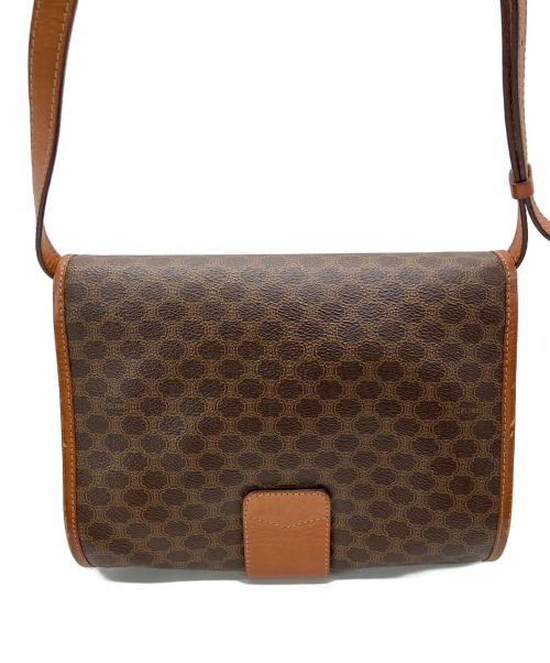 CELINE（セリーヌ）CELINE (セリーヌ) マカダム　ショルダーバッグ ブラウンの古着・服飾アイテム