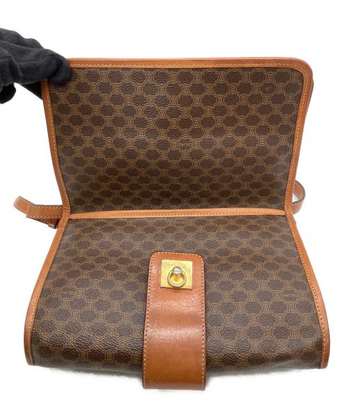 CELINE（セリーヌ）CELINE (セリーヌ) マカダム　ショルダーバッグ ブラウンの古着・服飾アイテム