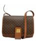 CELINE（セリーヌ）の古着「マカダム　ショルダーバッグ」｜ブラウン