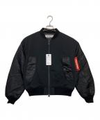 Onitsuka Tigerオニツカタイガー）の古着「BOMBER JACKET」｜ブラック