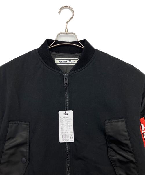 Onitsuka Tiger（オニツカタイガー）Onitsuka Tiger (オニツカタイガー) BOMBER JACKET ブラック サイズ:M 未使用品の古着・服飾アイテム