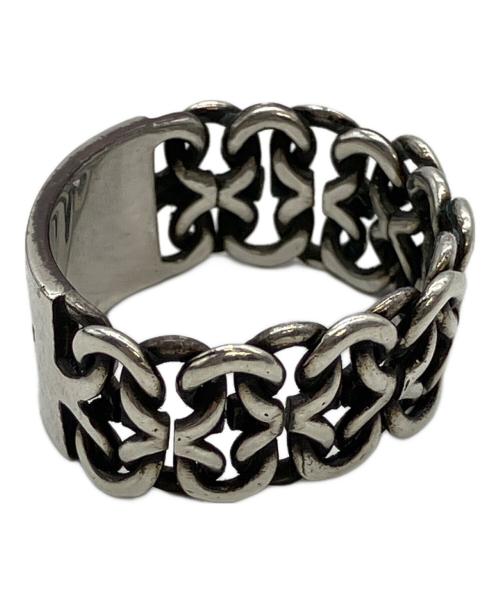 Saint Laurent Paris（サンローランパリ）Saint Laurent Paris (サンローランパリ) エングレーブチェーンリング シルバー（色） サイズ:21号の古着・服飾アイテム