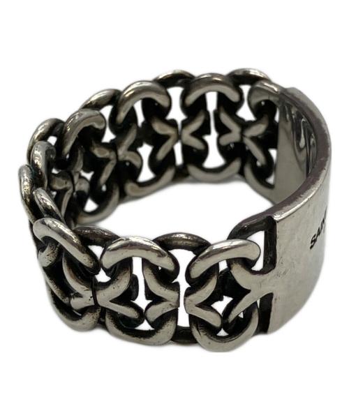 Saint Laurent Paris（サンローランパリ）Saint Laurent Paris (サンローランパリ) エングレーブチェーンリング シルバー（色） サイズ:21号の古着・服飾アイテム