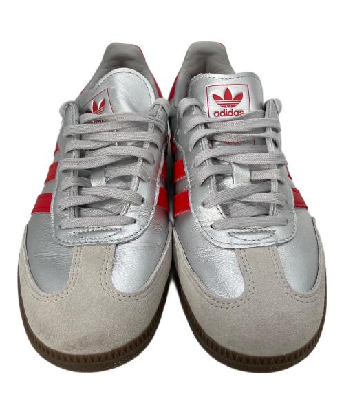 adidas（アディダス）adidas (アディダス) Samba Shibuya スニーカー シルバー×レッド サイズ:25cmの古着・服飾アイテム
