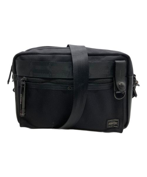 PORTER（ポーター）PORTER (ポーター) HEAT ショルダーバッグ ブラックの古着・服飾アイテム