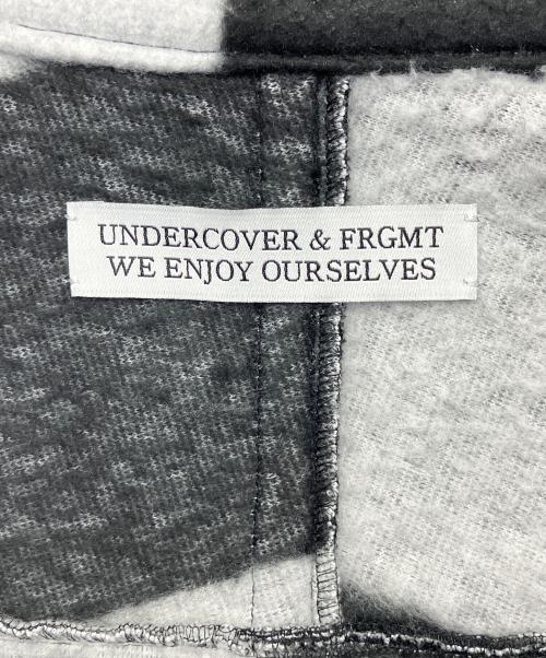 UNDERCOVER（アンダーカバー）UNDERCOVER (アンダーカバー) FRAGMENT DESIGN (フラグメントデザイン) チェッカーフリースジャケット ブラック サイズ:3の古着・服飾アイテム