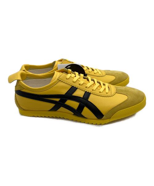 Onitsuka Tiger（オニツカタイガー）Onitsuka Tiger (オニツカタイガー) MEXICO66DELUXE　ローカットスニーカー イエロー×ブラック サイズ: 27cm 未使用品の古着・服飾アイテム
