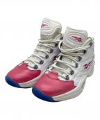 REEBOKリーボック）の古着「EMANUEL スニーカー」｜ホワイト×ピンク