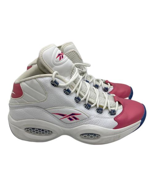 REEBOK（リーボック）REEBOK (リーボック) EMANUEL スニーカー ホワイト×ピンク サイズ: 29cmの古着・服飾アイテム