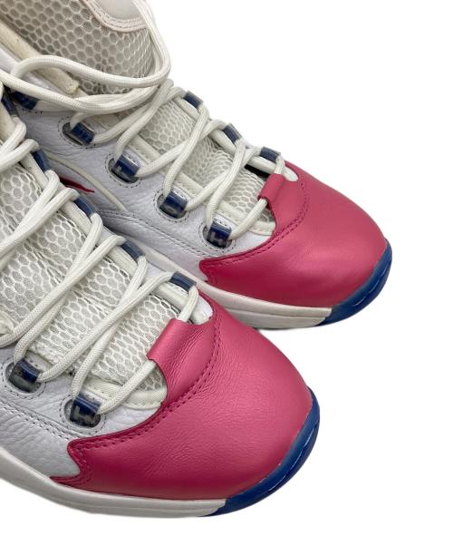 REEBOK（リーボック）REEBOK (リーボック) EMANUEL スニーカー ホワイト×ピンク サイズ: 29cmの古着・服飾アイテム