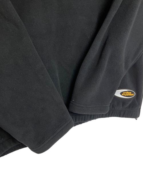 uniform experiment（ユニフォームエクスペリメント）uniform experiment (ユニフォームエクスペリメント) POLARTEC FLEECE PULLOVER ブラック サイズ:３ 未使用品の古着・服飾アイテム