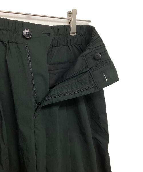 BABYLONE（バビロン）BABYLONE (バビロン) タックナイロンパンツ ブラック サイズ:38の古着・服飾アイテム