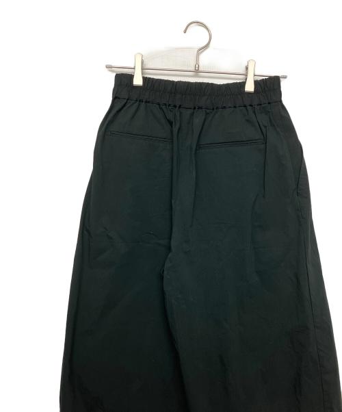 BABYLONE（バビロン）BABYLONE (バビロン) タックナイロンパンツ ブラック サイズ:38の古着・服飾アイテム