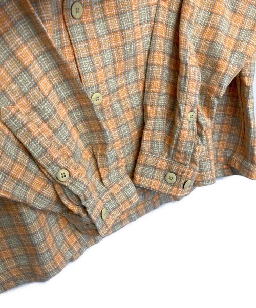Patagonia（パタゴニア）Patagonia (パタゴニア) ヘビーフランネルシャツ オレンジ サイズ:Mの古着・服飾アイテム