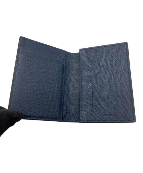 MONTBLANC（モンブラン）MONTBLANC (モンブラン) カードケース ネイビーの古着・服飾アイテム