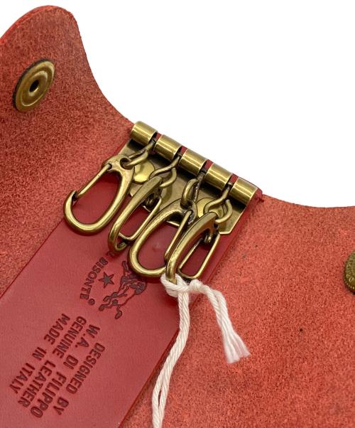 IL BISONTE（イル ビゾンテ）IL BISONTE (イル ビゾンテ) キーケース レッドの古着・服飾アイテム