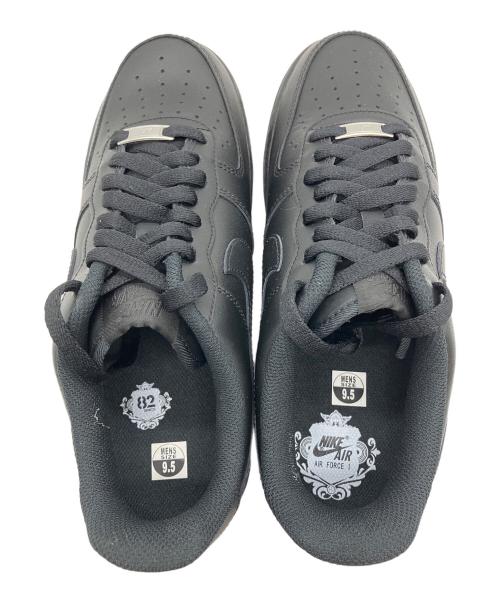 NIKE（ナイキ）NIKE (ナイキ) AIR FORCE1 スニーカー ブラック サイズ:27.5cmの古着・服飾アイテム