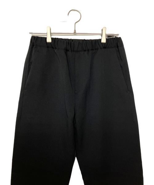 JOHN SMEDLEY（ジョンスメドレー）JOHN SMEDLEY (ジョンスメドレー) ウールフランネル イージーパンツ ブラック サイズ:1の古着・服飾アイテム