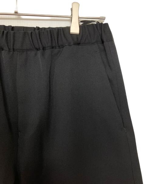JOHN SMEDLEY（ジョンスメドレー）JOHN SMEDLEY (ジョンスメドレー) ウールフランネル イージーパンツ ブラック サイズ:1の古着・服飾アイテム