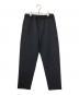 JOHN SMEDLEY（ジョンスメドレー）の古着「ウールフランネル イージーパンツ」｜ブラック