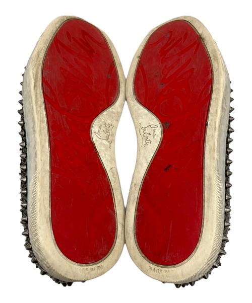 Christian Louboutin（クリスチャン・ルブタン）Christian Louboutin (クリスチャン・ルブタン) スリッポン グレー サイズ:不明の古着・服飾アイテム