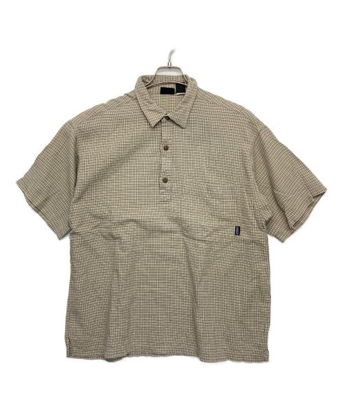 Patagonia（パタゴニア）Patagonia (パタゴニア) Leno Shirt 半袖シャツ ベージュ サイズ:Lの古着・服飾アイテム
