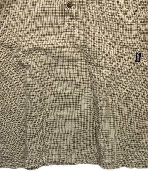 Patagonia（パタゴニア）Patagonia (パタゴニア) Leno Shirt 半袖シャツ ベージュ サイズ:Lの古着・服飾アイテム