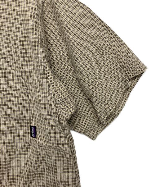 Patagonia（パタゴニア）Patagonia (パタゴニア) Leno Shirt 半袖シャツ ベージュ サイズ:Lの古着・服飾アイテム