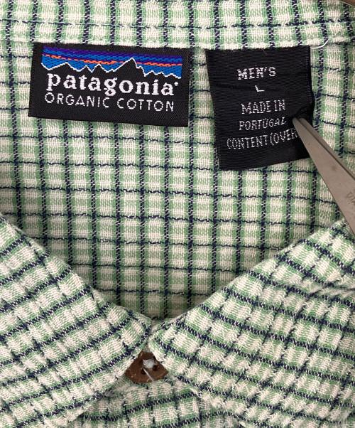 Patagonia（パタゴニア）Patagonia (パタゴニア) ACシャツ　半袖シャツ グリーン サイズ:Lの古着・服飾アイテム