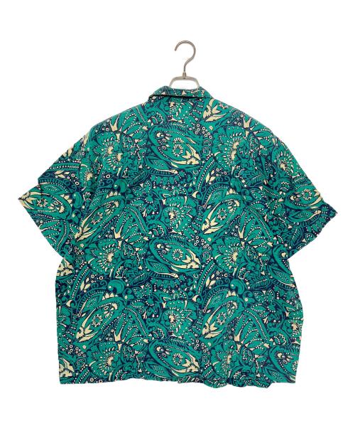 Patagonia（パタゴニア）Patagonia (パタゴニア) 90s　アロハシャツ グリーン サイズ:Lの古着・服飾アイテム